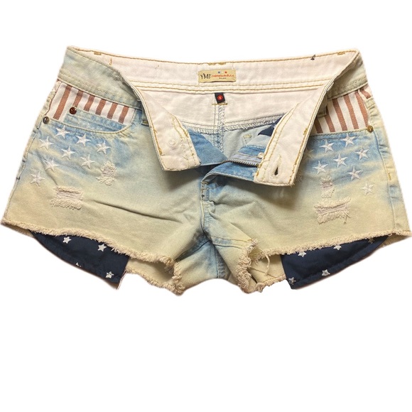 YMI Pants - ✨3/$15 YMI USA denim sz 5 Americana stars stripe